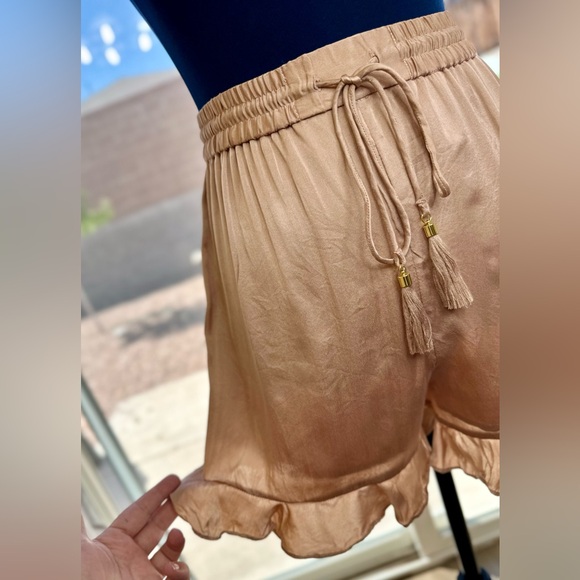 EUC Zimmermann Nude Silk Flutter Shorts - Picture 7 of 17